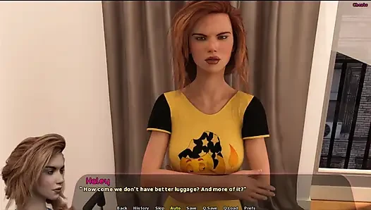 История Haley No5 - Йоханнес пытался играть с киской Хейли