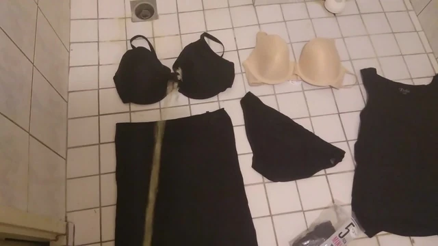 Piss on dirty lingerie mother in law