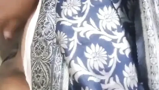 Your own aunty, shining in a saree