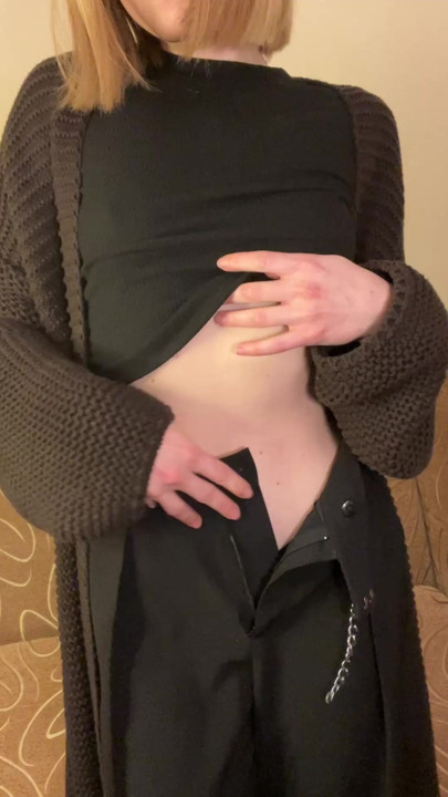 Undressing after long working day