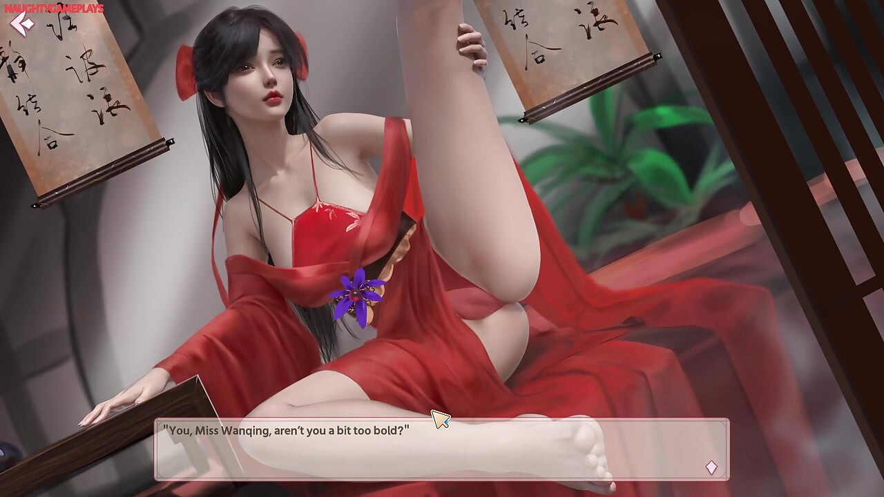 Azijska vruća žena MILF dopušta njegovom ogromnom kurcu da je jebe i svršava u njezinu usku pičku - Romantika 02 3D hentai porno igra