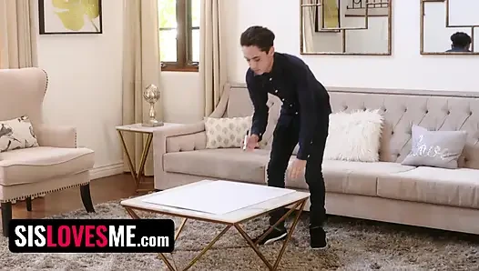 Sislovesme - saudara tiri nakal aria lee & luna rival menggoda cowok latino dengan pantat montok mereka