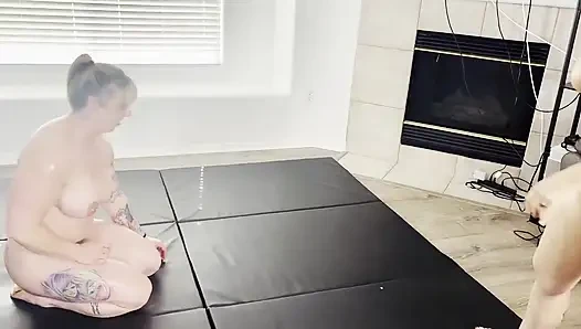Nude Sexwrestle Nadia White Vs Ecko Belle Round 2 Loser Gets Fucked