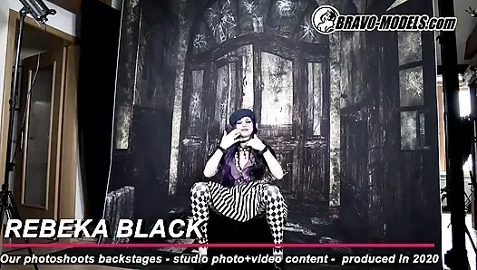 386-sahne arkası fotoğraf çekimi Rebeka Black - yetişkin