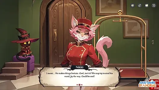 Hotel Tales Gameplay Teil 3 - Nikki Helfen, Die Koffer Zu Ordnen Und Griselda, Die Jägerin Zu Baden