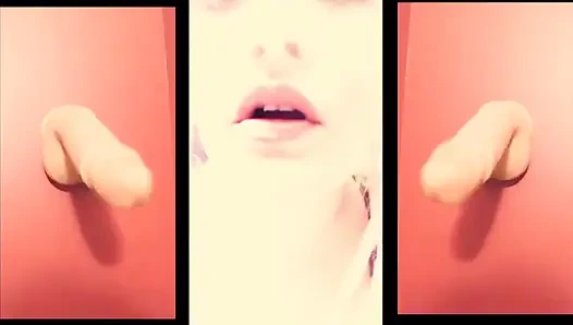 Дрочи, пока я даю тебе словесную дрочу, плюю на тебя и шлепаю свой член