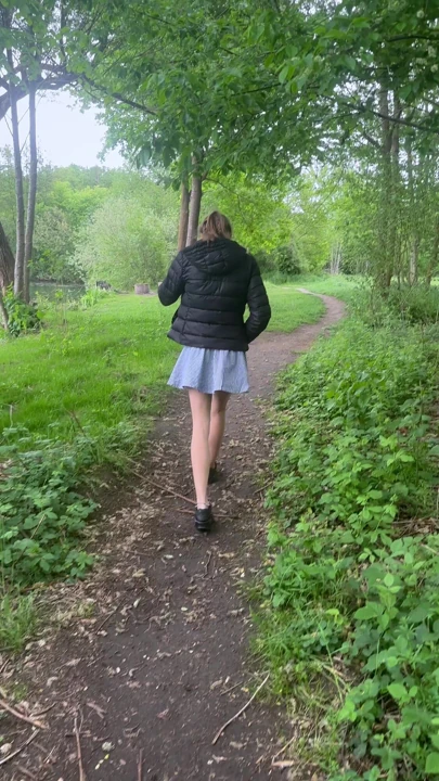 Outdoor young 18+ ready to rambazamba in the forest