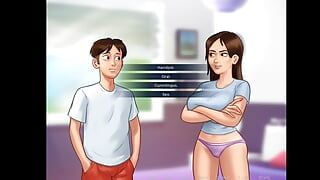 Summertime saga - Horny Step bro Accidentally Cum Inside Stepsis Animated Porn Compilation