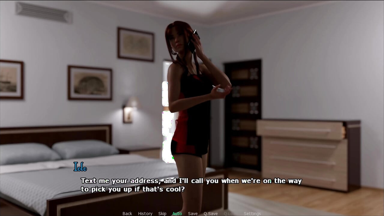 Ad #7 Lucy and I Booked Our Self in at a Hotel.