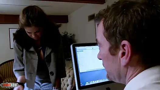 Allie Haze: Busty Pornstar Allie Haze Gets Banged in the Office by Randy Spears