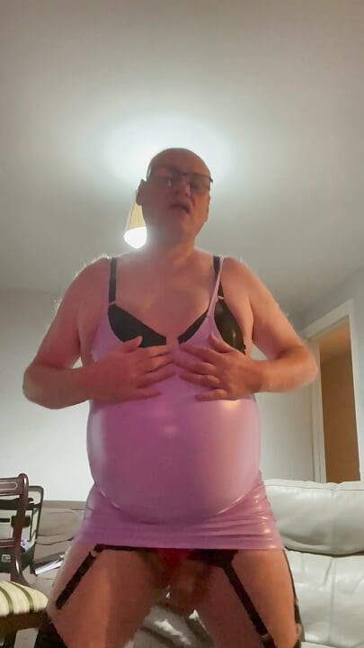 Minha saia rosa sexy