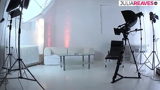 young blonde with big dildo