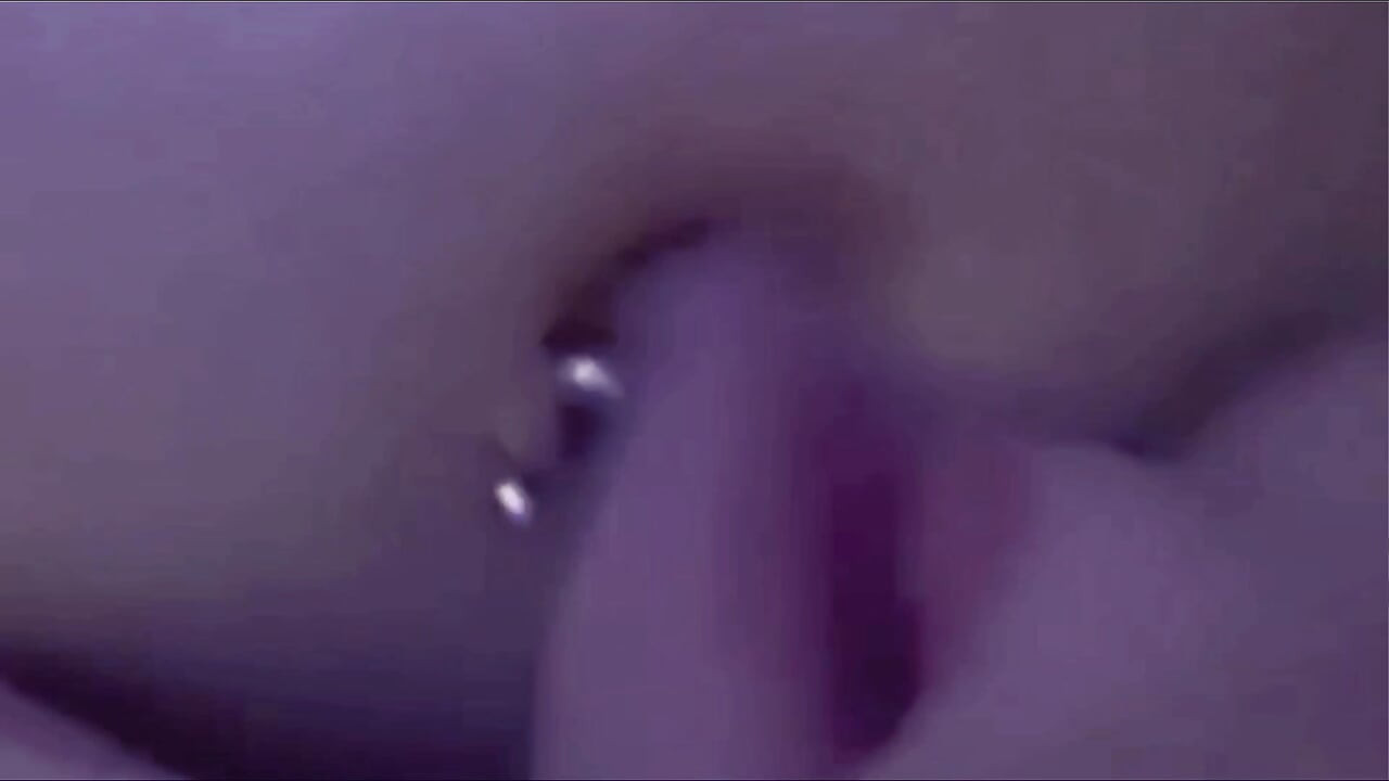 Navel Ring Licking And Play