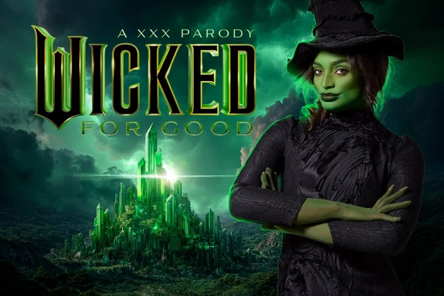 VRCosplayX Rhae Woods As Elphaba Puts Spell On You, Especially Designed To Make You Hard Enough For Any Fight