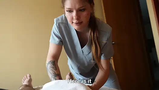 The Physiotherapist Gives Me a Happy Ending Massage for an Added Bonus