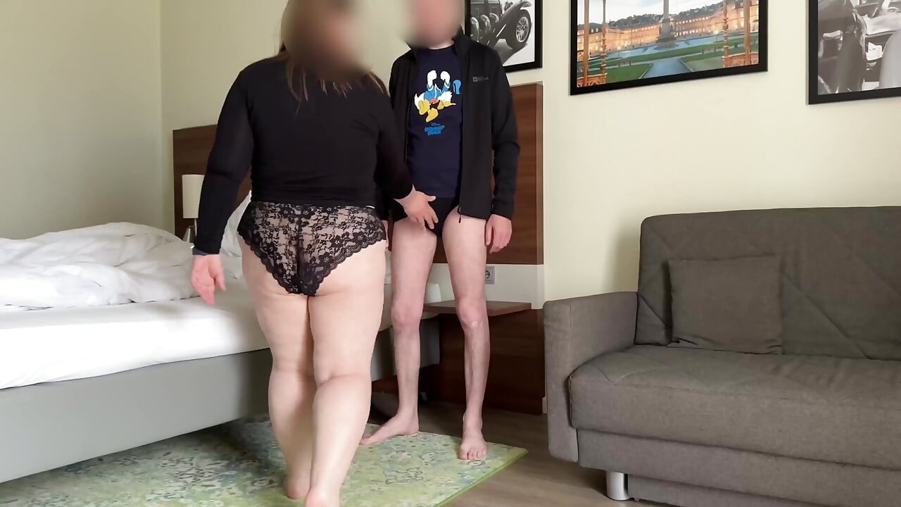 First Time with My Stepmother at the Hotel