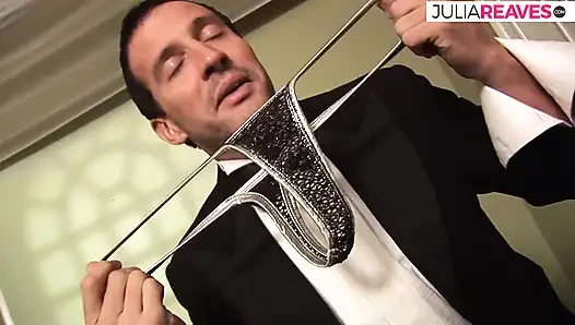 Dicke titten, ebenholz reitet einen riesigen schwanz zu einem arsch abspritzen