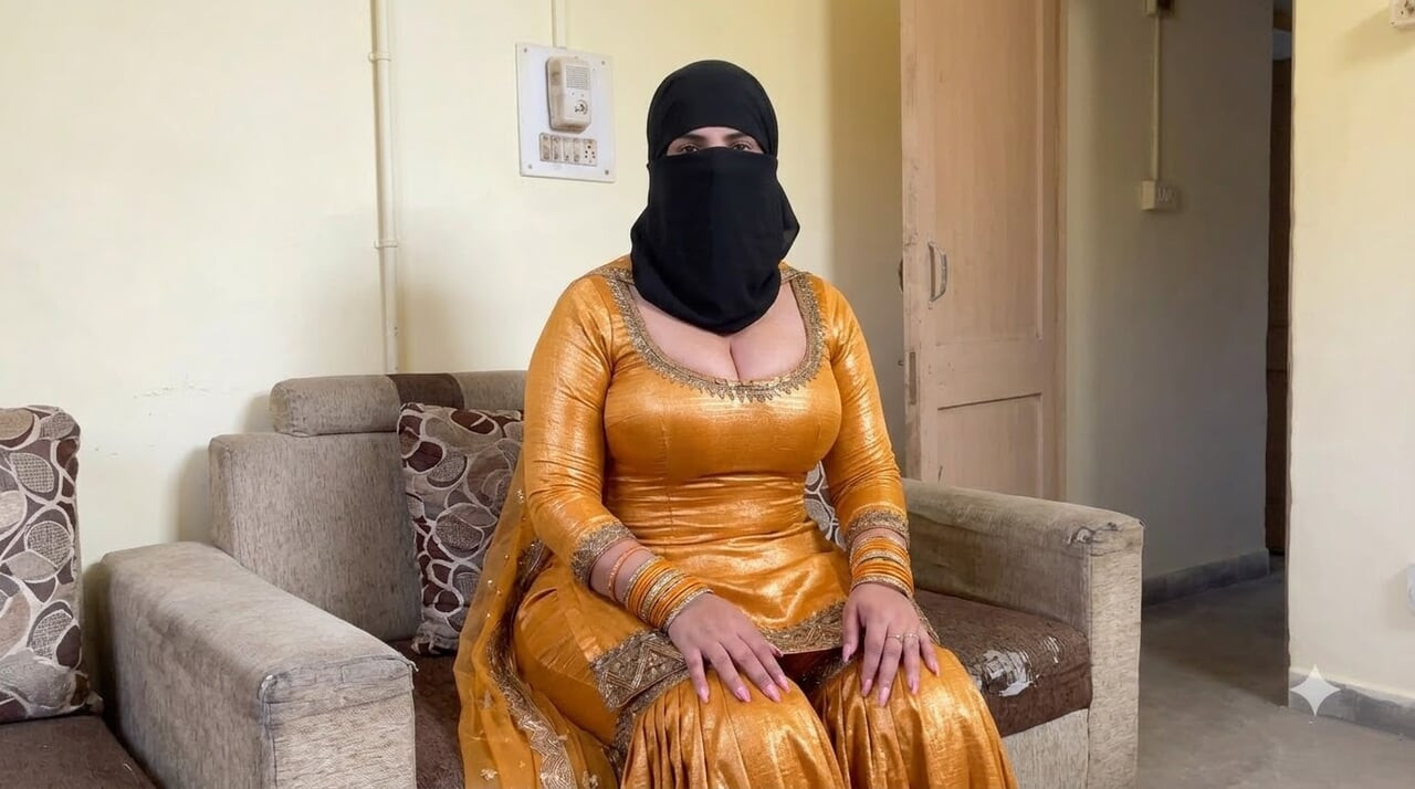 shiny silky satin suit salwar cross dresser indian bhabhi big tits