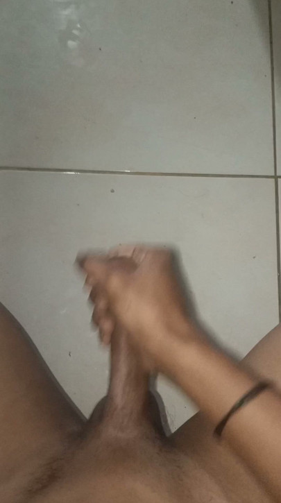 Long penis expels sperm