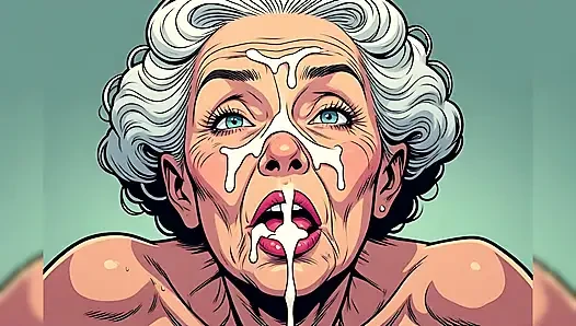 Vintage Cartoon Style Facials