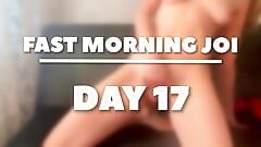वीर्य निकालने के लिए 5 मिनट. सुबह लंड हिलाने के निर्देश - दिन 17