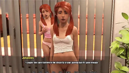 Grandma's house: I gave the 18 years twinnies a cum facial