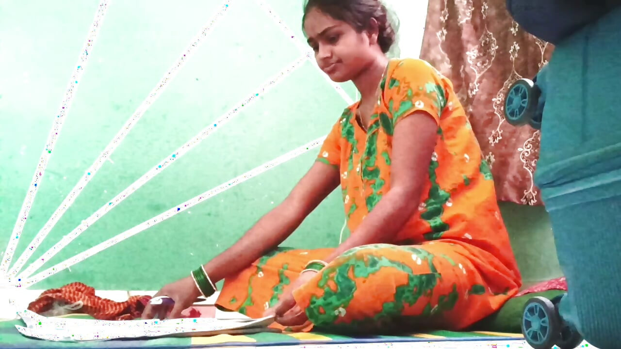 Hot Indian Teacher Gives Special Lesson to Student
