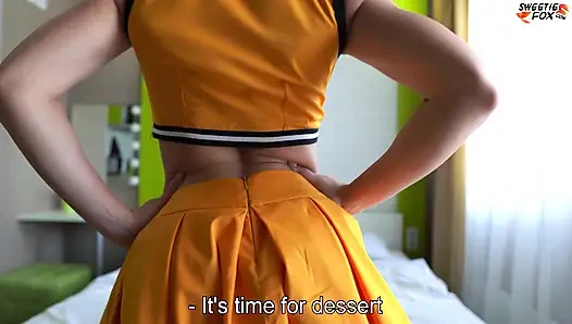 Cheerleader Ochako Uraraka Fucked Hard in Pussy and Anal