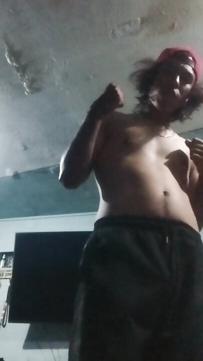 Mexican Guy Exercising Naked