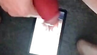 Grandpa wanking pre cum flying until gushing his tasty jizz