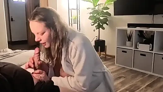 Early Morning Orgasm Big Tits Bouncing on Cock