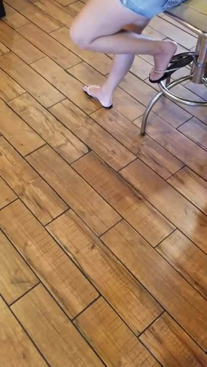 Sexy milf at Denny's