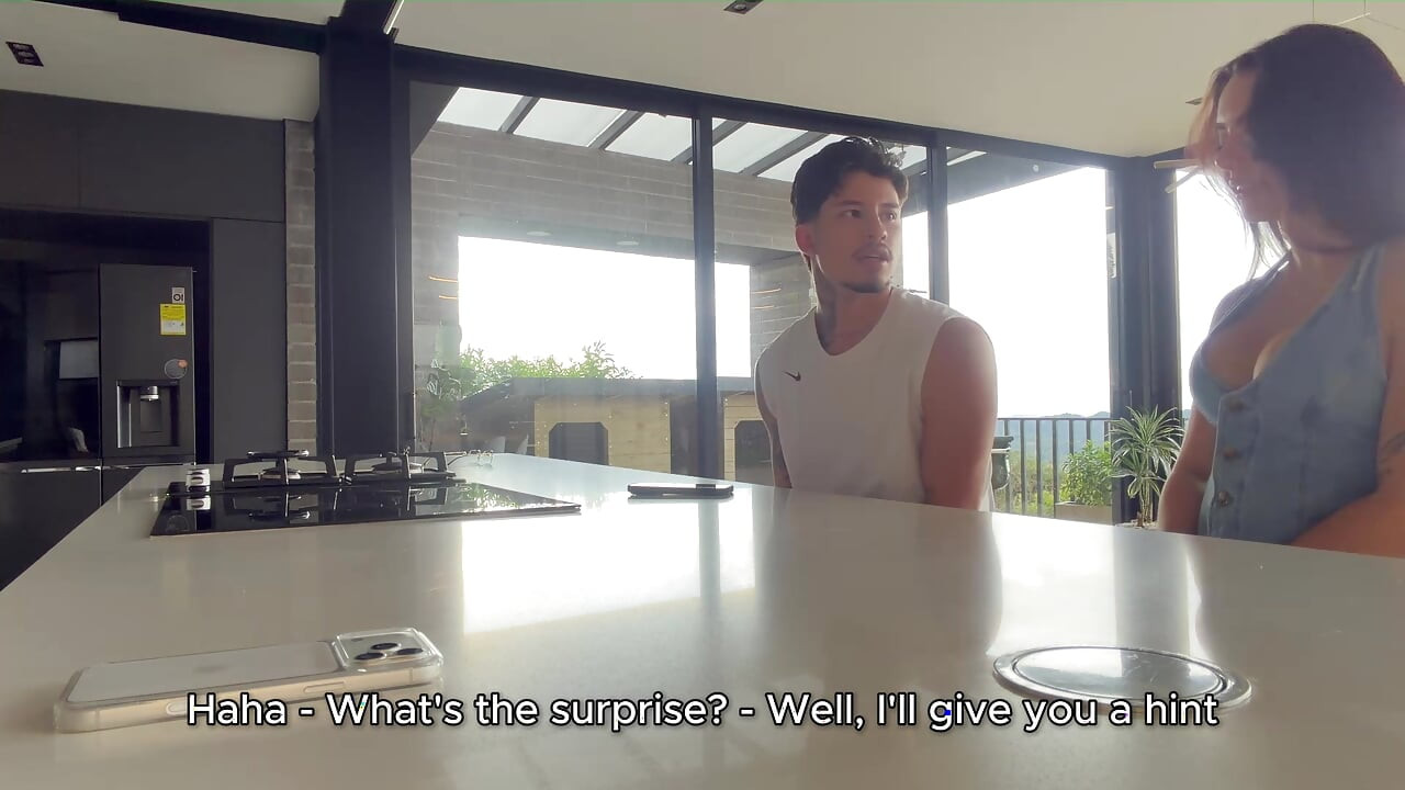 I give my boyfriend an anal douche and it's my stepbrother who fills my ass with cum - Iris Rodriguez & Danner Mendez