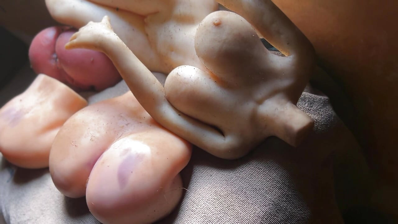 Threesome love toy Cum hard