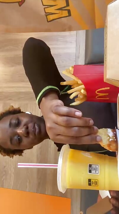 Public McDonald's Mukbang