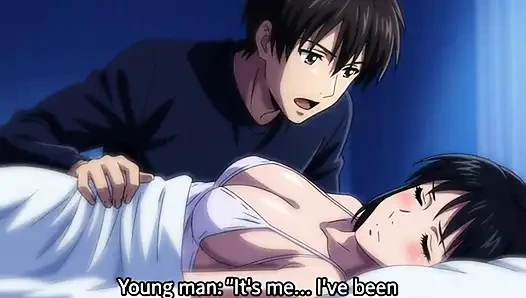 Üvey oğlu üvey annesiyle aynı yatağı paylaşıyor ve onu arkadan sikiyor