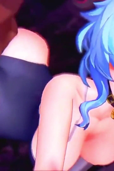 Genshin Impact - Ganyu’s Sloppy Blowjob and Squirting Orgasm - 3D Hentai Animations