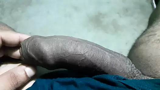 Sert zenci yarağıyla elle muamele