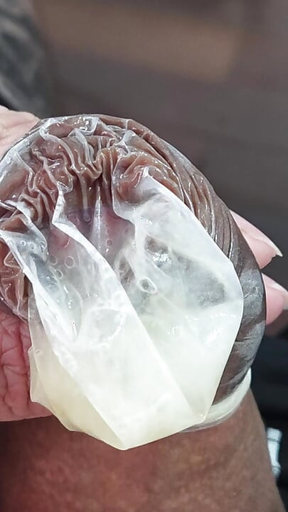 SEMEN IN THE CONDOM, DRINK THIS MILK?