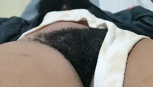 Hairy Star Shows off Her Natural Pussy in a Bold and Intimate Sensual Presence