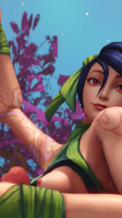 3D Akali Lol Pole Dance