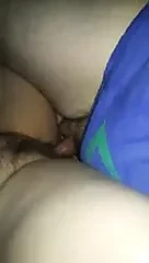 Small Cock Cumming inside Wife's Hairy Pussy