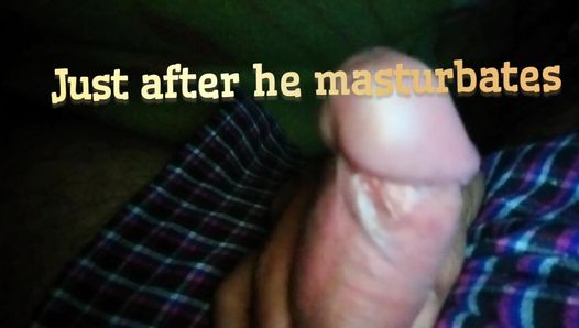 Just After Masturbating he sent me his video 😊