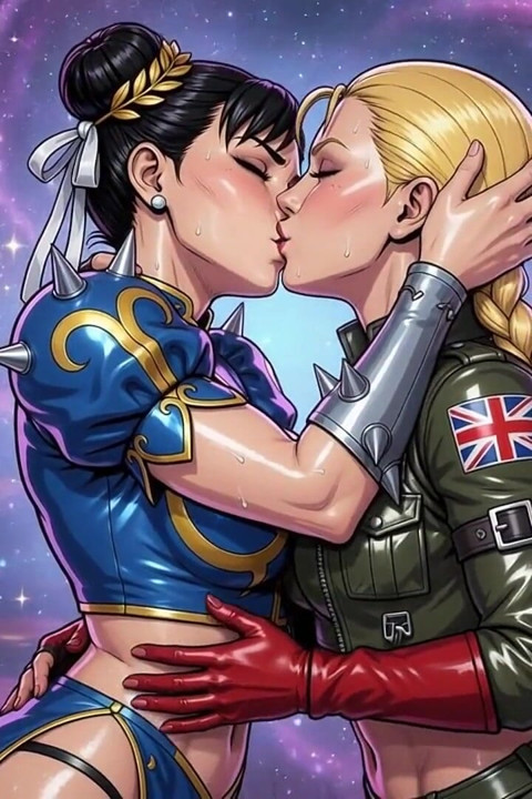 Cammy dan chun li lagi asik ciuman sama ai