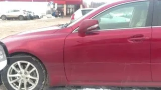 Faggot cum in car on parking
