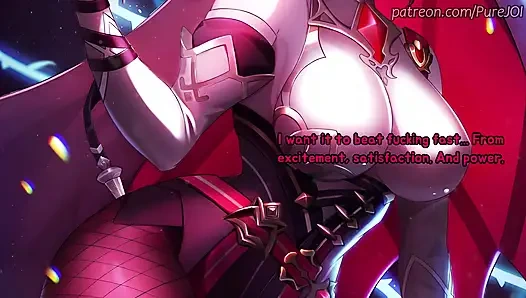 Rosaria from Genshin Impact makes your cock suffer (Edging JOI)