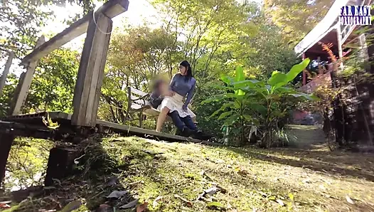 Skirt Side Tease Where Slick Grazing Turns to Instant Climax the Moment She Sinks in - 2