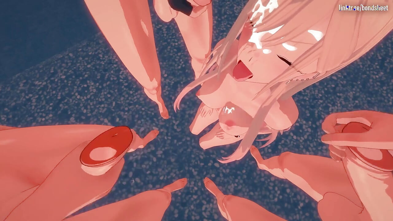 Marin Kitagawa Transa Com Três Garanhões Em Um Refúgio Na Praia