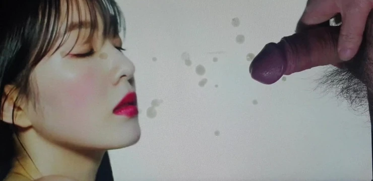 red velvet irene facial cum tribute