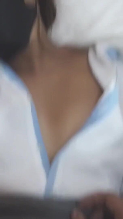 POV Sex with Sexy Asian Thai Office mate at her bed room after work | Clip 1